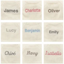 Bashful Beige Bunny with Personalised Cream Jumper