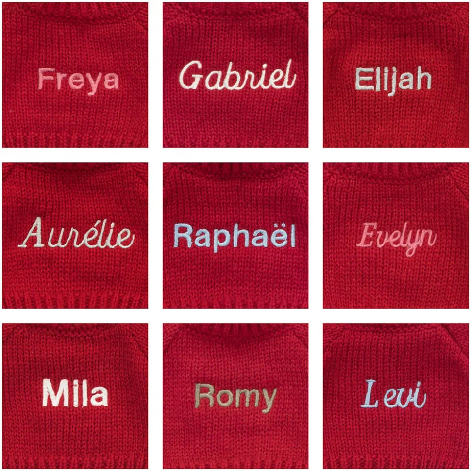 Bashful Fudge Puppy with Personalised Red Jumper