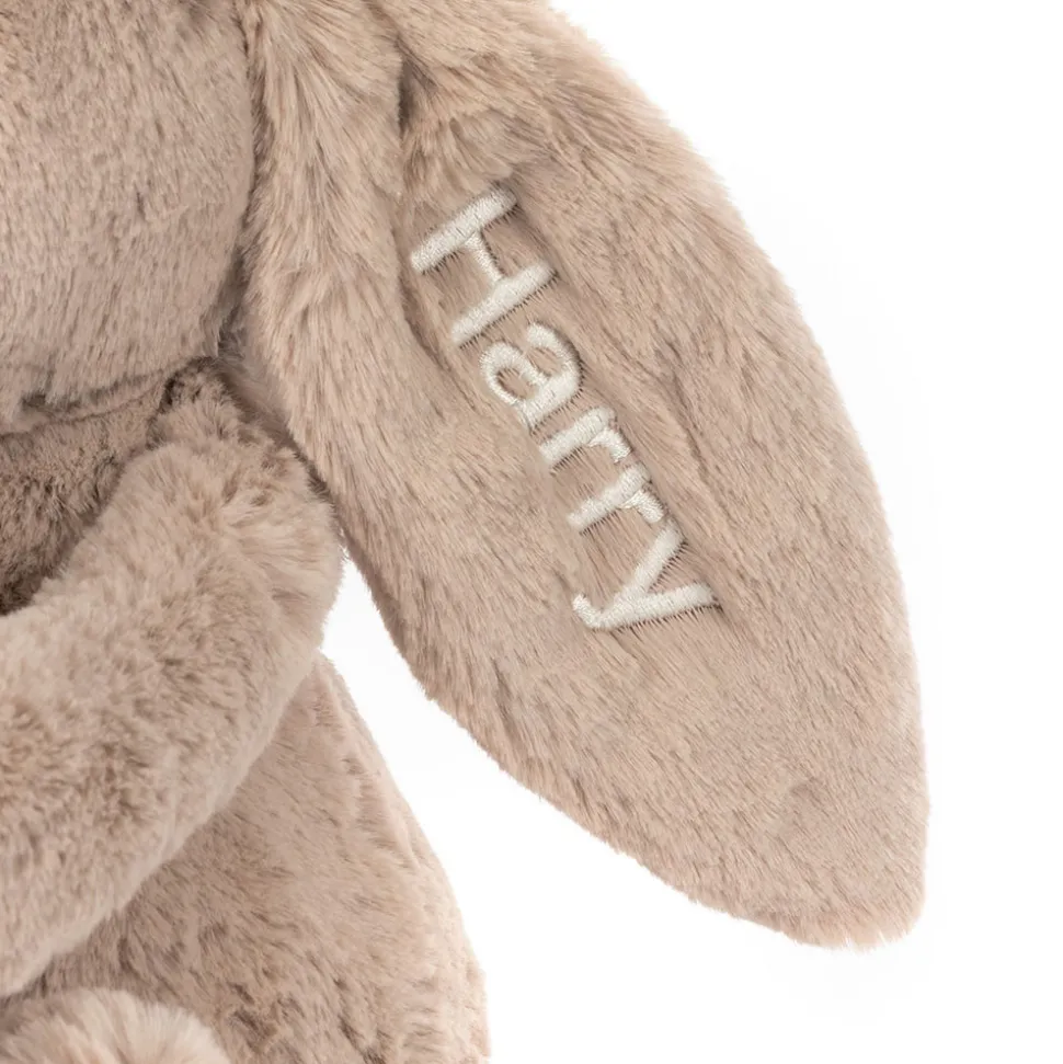Personalised Bashful Beige Bunny 'Birthday'