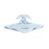 Personalised Bashful Blue Bunny Soother