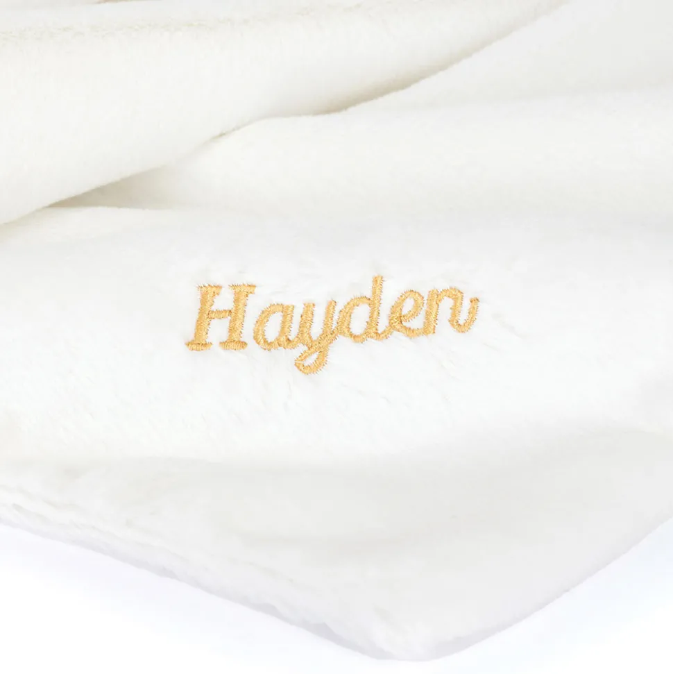 Personalised Bashful Luxe Bunny Luna Blankie